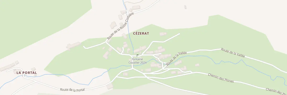 Plan du 5063 Cezerat à Vernols