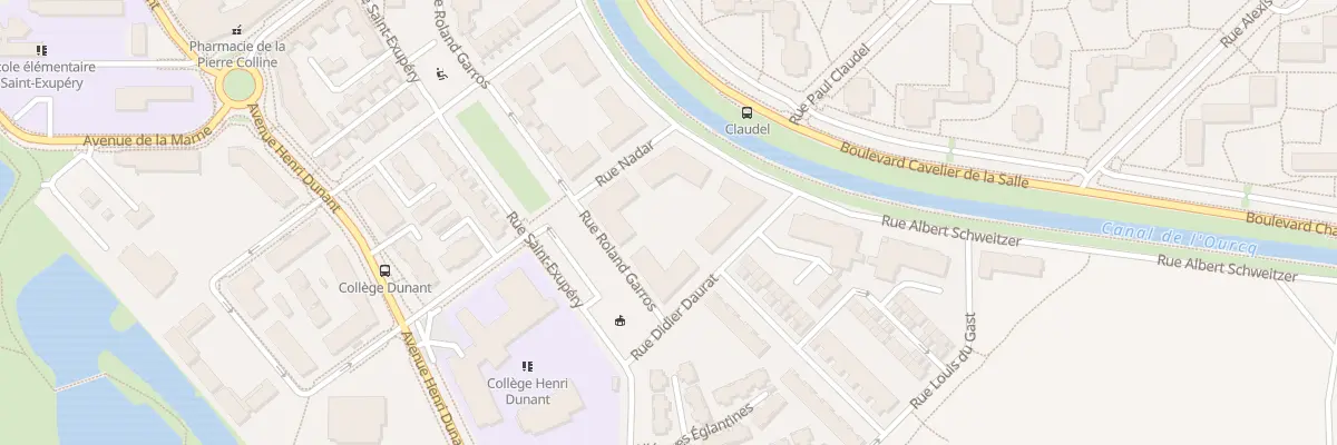 Plan du 10 Rue Albert Schweitzer à Meaux
