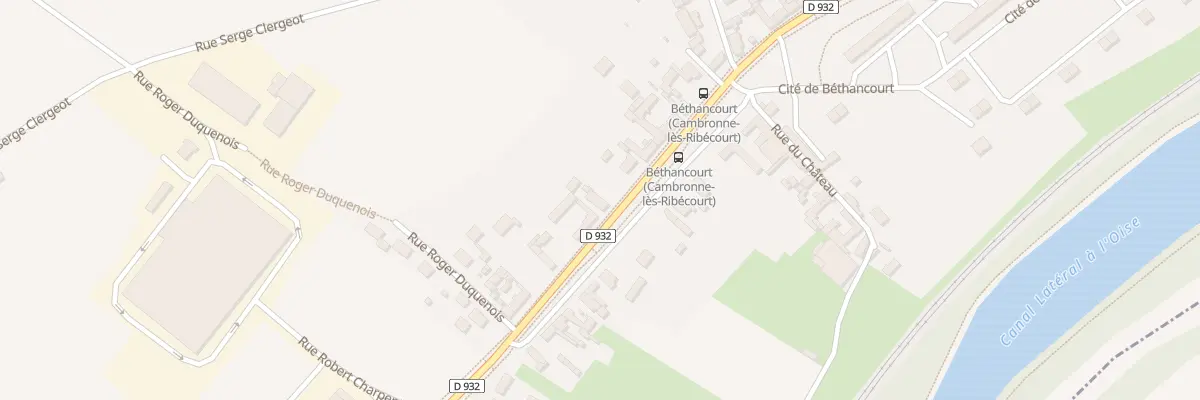 Plan du 1320 Rue Nationale RN 32 à Cambronne-lès-Ribécourt