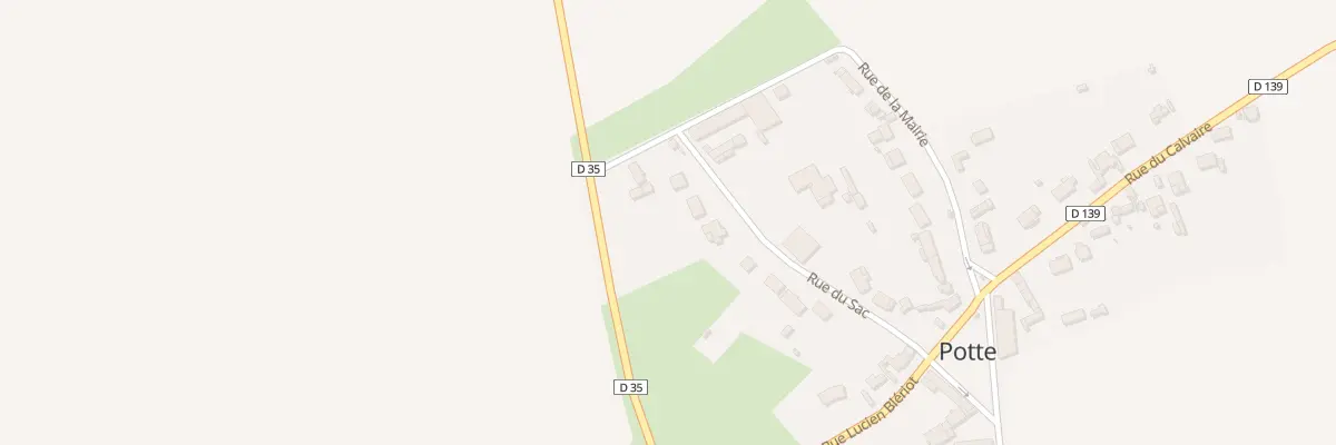 Plan du 11 Rue du Sac à Potte