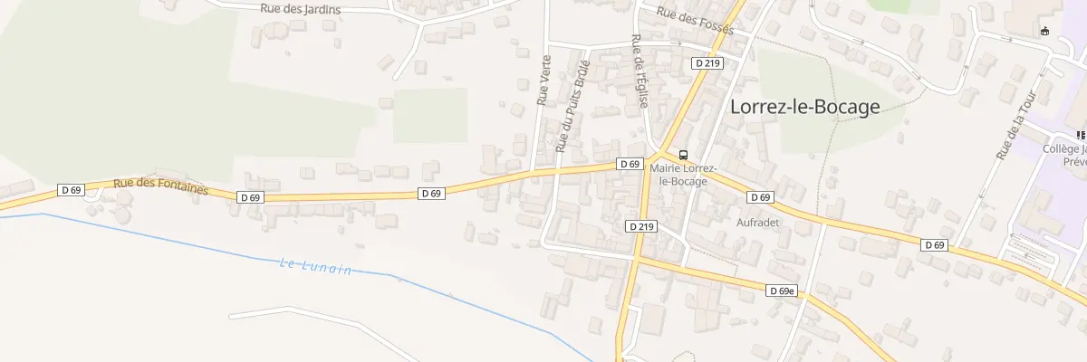 Plan du 7 Rue des Fontaines à Lorrez-le-Bocage-Préaux