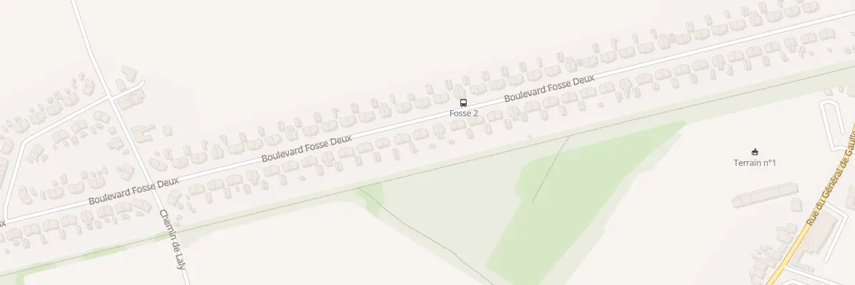 Plan du 322 Bd Fosse Deux à Rouvroy
