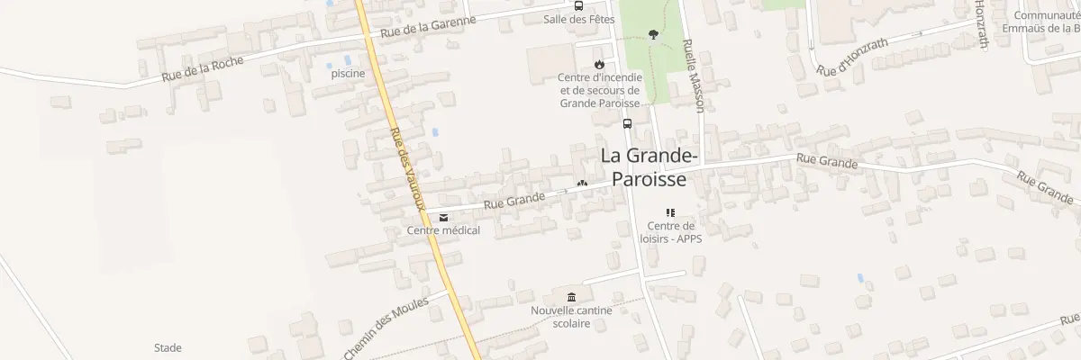 Plan du 13 Gr Gde Rue à La Grande-Paroisse