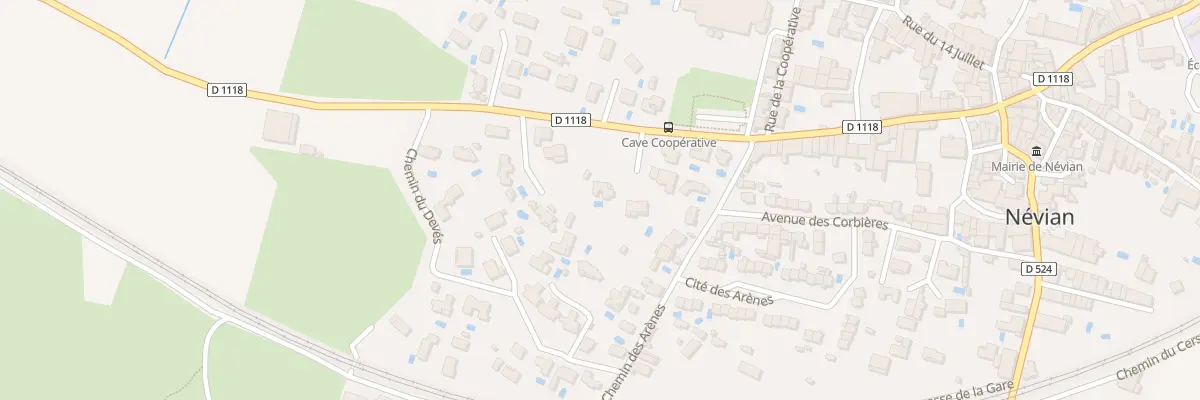 Plan du 37 Av de Villedaigne à Névian