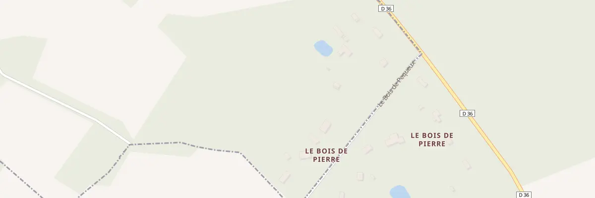 Plan du 6 Climat du Bois de Pierre à Saint-Firmin-des-Bois