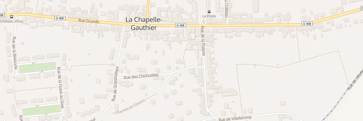 Plan du 58 Rue des Chichuelles à La Chapelle-Gauthier