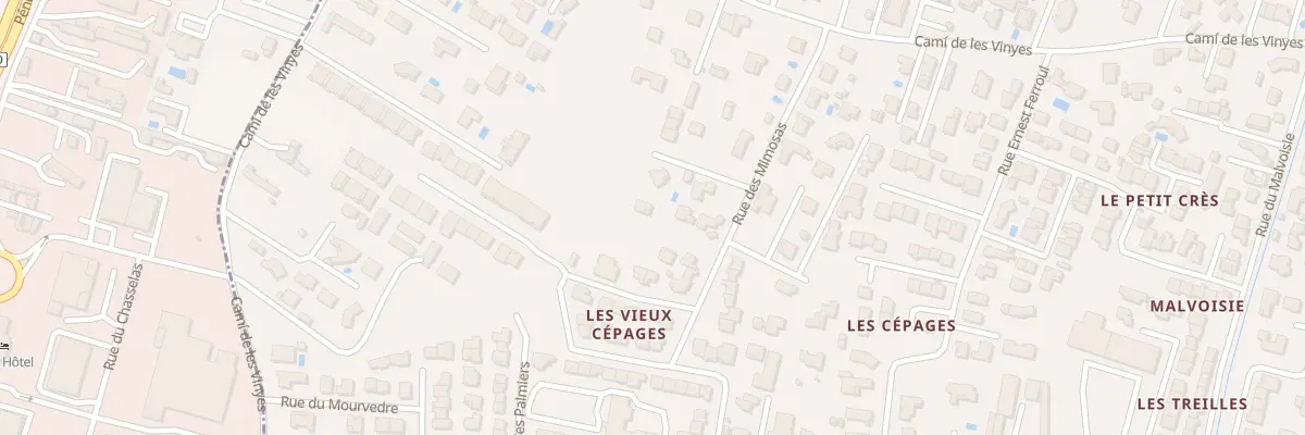 Plan du 12 Rue des Mimosas à Pia