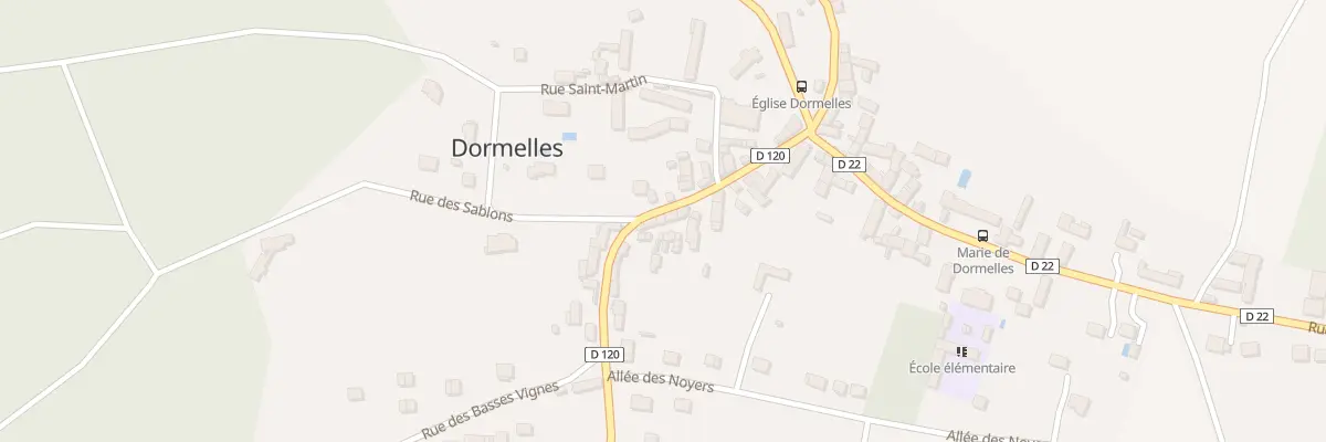 Plan du 9 Rte de Villemarechal à Dormelles