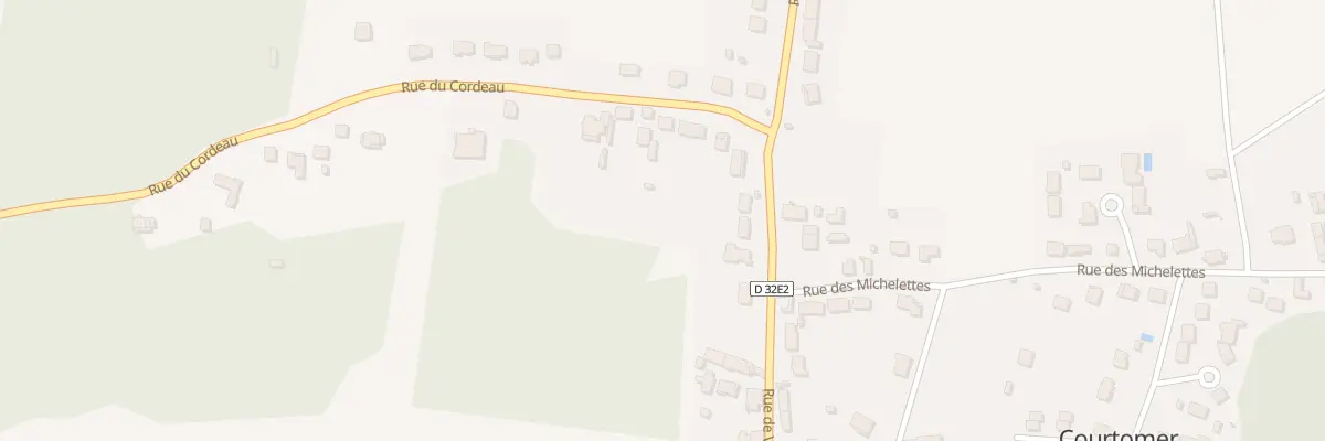 Plan du 5 Rue du Cordeau à Courtomer