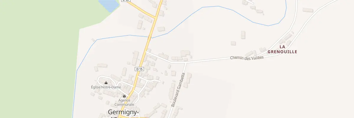 Plan du 83 Le Bourg à Germigny-l’Exempt