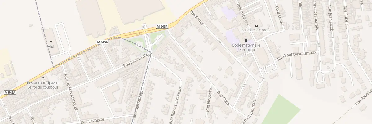 Plan du 30 Rue Curie à Houplines