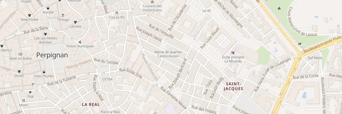 Plan du 26 Rue des Quinze-Degrés à Perpignan