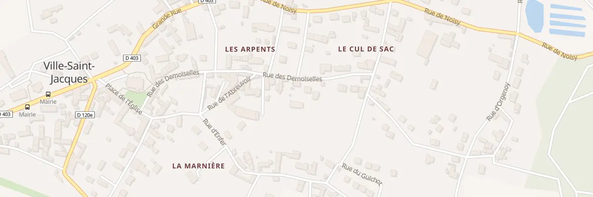 Plan du 22 Rue des Demoiselles à Ville-Saint-Jacques