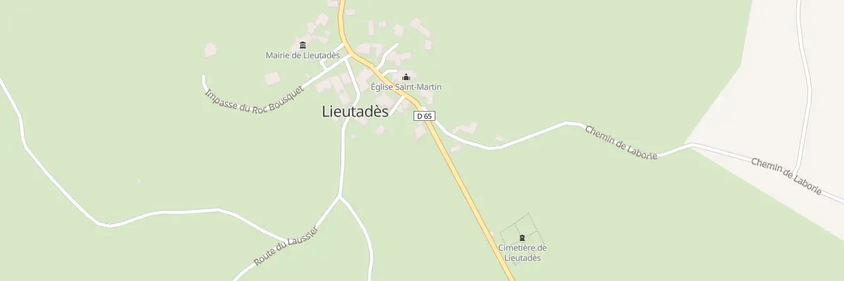 Plan du 5213 Le Bourg à Lieutadès