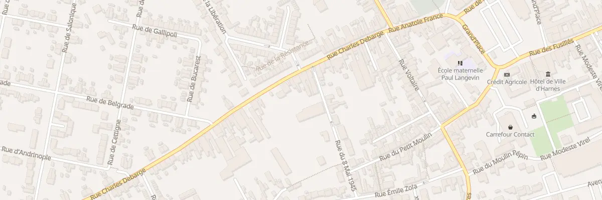 Plan du 36 Rue Charles Debarge à Harnes