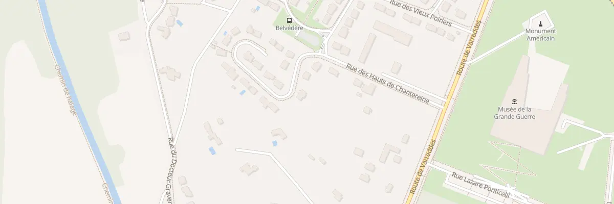Plan du 13 Rue des Hauts de Chantereine à Meaux