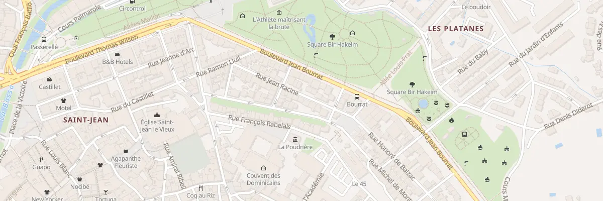 Plan du 22 Rue Jean Racine à Perpignan
