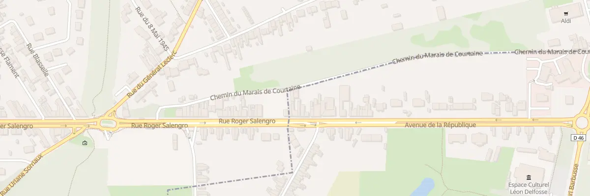 Plan du 3 Av de la République à Billy-Montigny