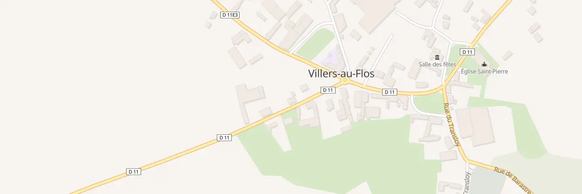 Plan du 3 Gr Grand Rue à Villers-au-Flos