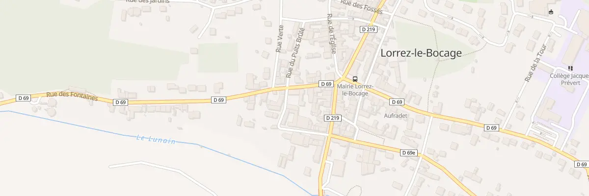 Plan du 5 Rue des Fontaines à Lorrez-le-Bocage-Préaux