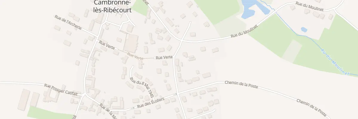 Plan du 45 Rue Bellevue à Cambronne-lès-Ribécourt