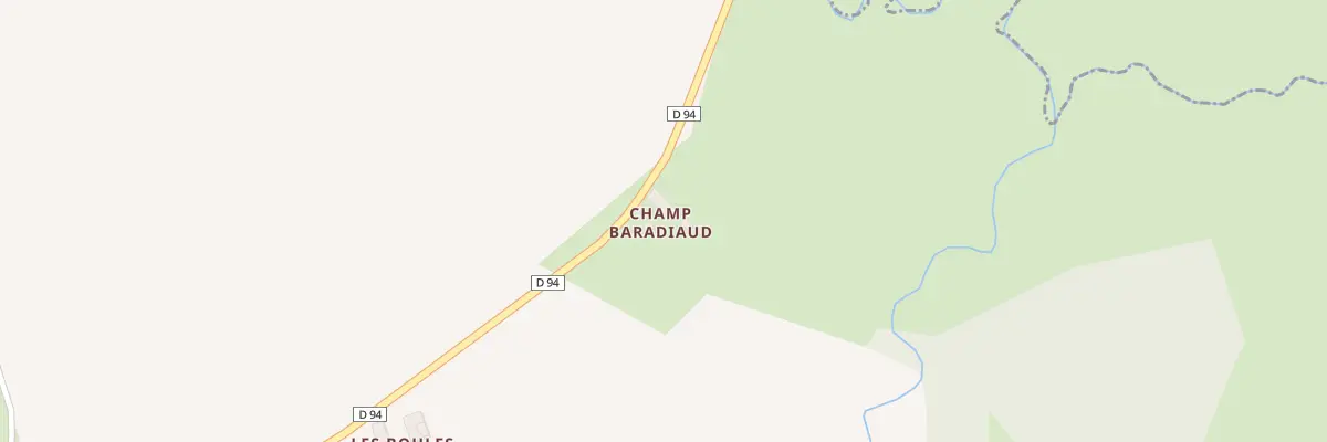 Plan du 5162 Champ Baradiaud à Vieure