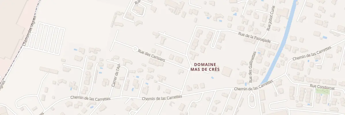 Plan du 6 Rue des Cerisiers à Pia