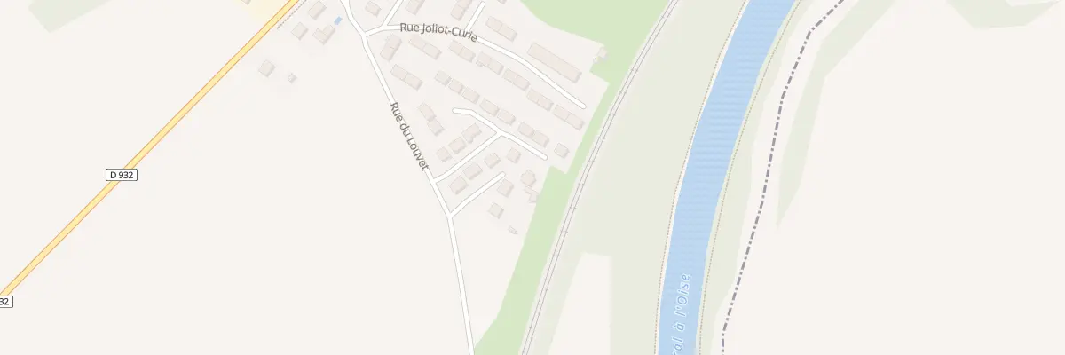 Plan du 233 Rue du Louvet à Cambronne-lès-Ribécourt