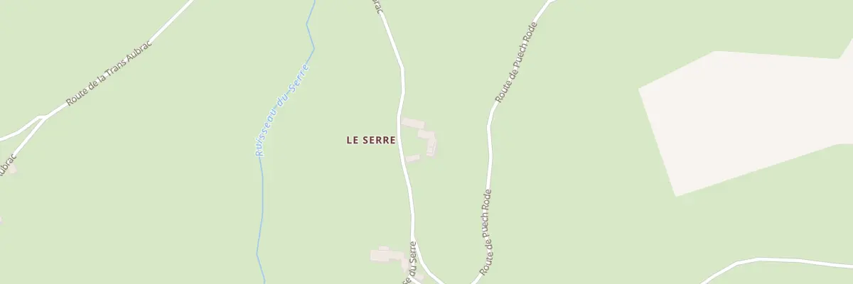 Plan du 5074 Le Serre à Condom-d’Aubrac