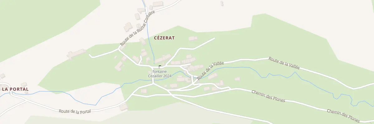 Plan du 5058 Cezerat à Vernols
