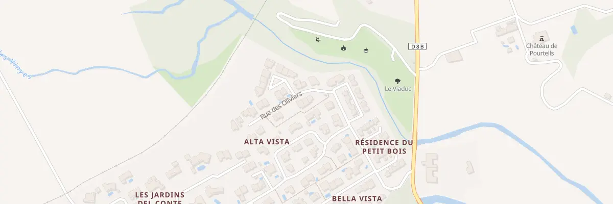 Plan du 3 Rue des Oliviers à Brouilla
