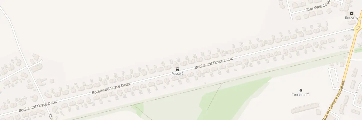 Plan du 309 Bd Fosse Deux à Rouvroy