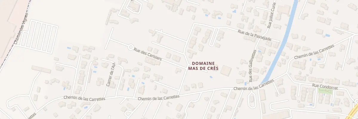 Plan du 2 Rue des Cerisiers à Pia