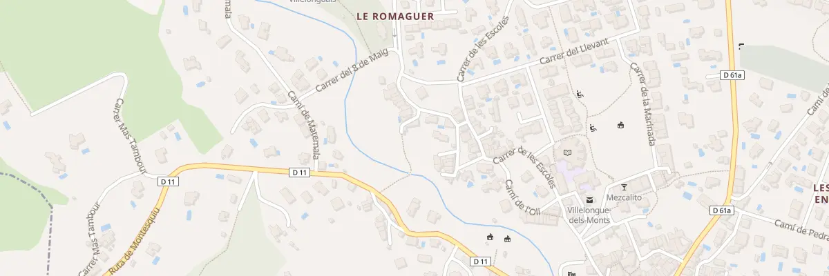 Plan du 9004 Cae Del 8 de Maig à Villelongue-dels-Monts