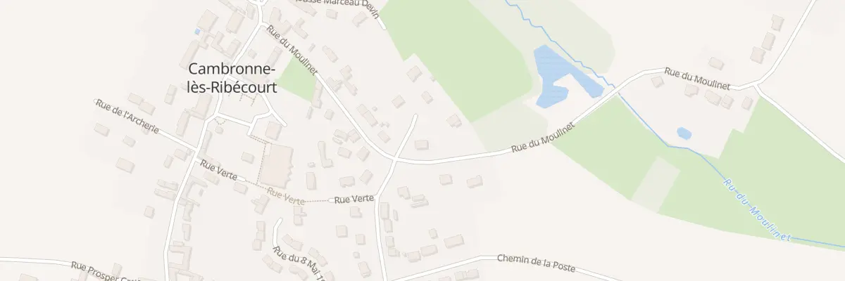 Plan du 249 Rue du Moulinet à Cambronne-lès-Ribécourt