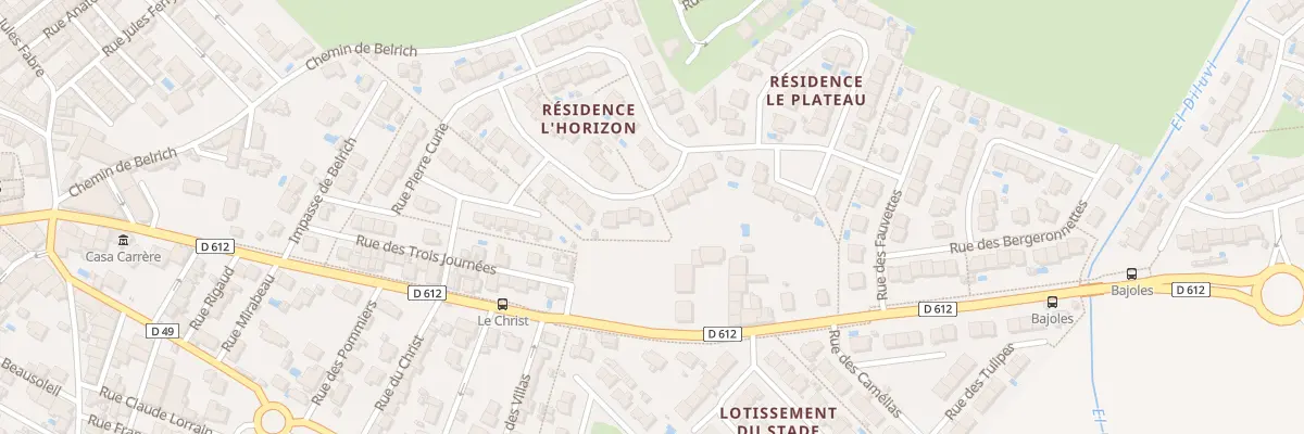 Plan du 25 Rue Marcel Pagnol à Bages