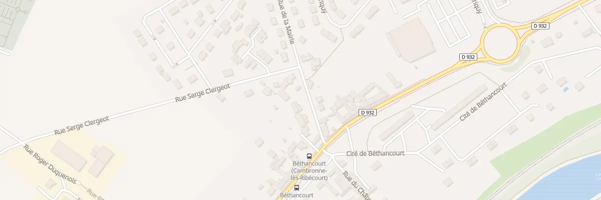 Plan du 900 Rue de la Mairie à Cambronne-lès-Ribécourt
