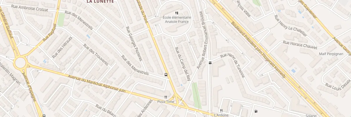 Plan du 14 Rue Camp Del Rey à Perpignan