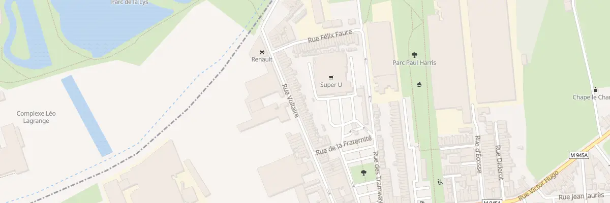 Plan du 56 Rue Voltaire à Houplines