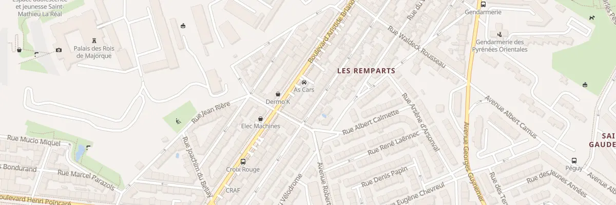 Plan du 90 Rue du Stadium à Perpignan