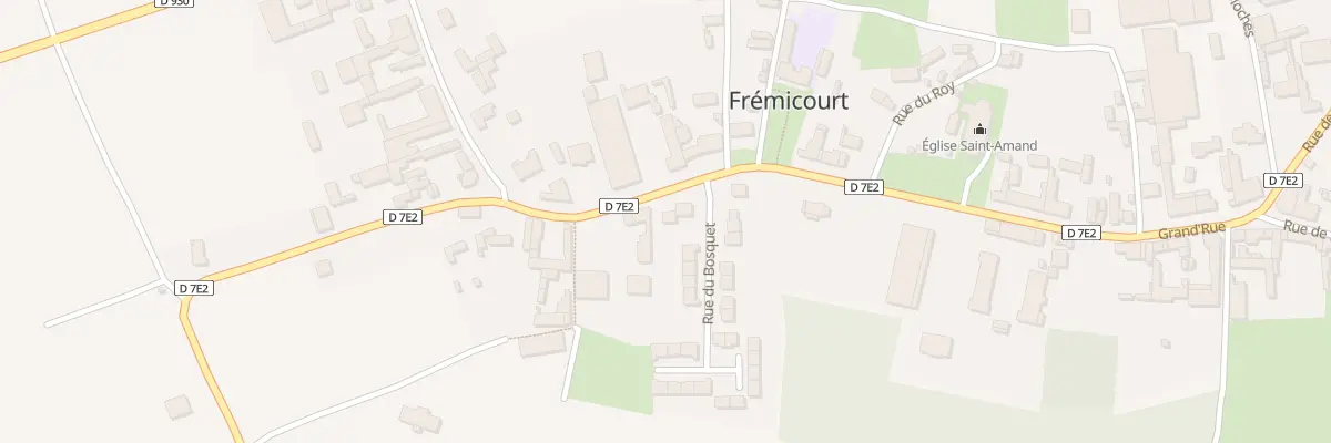 Plan du 3A Gr Grand Rue à Frémicourt