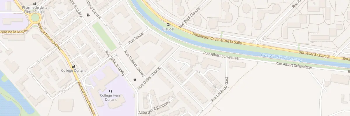 Plan du 1 Rue Didier Daurat à Meaux