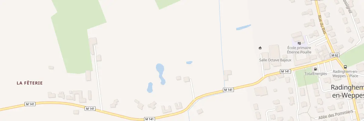 Plan du 21 Rue de la Fêterie à Radinghem-en-Weppes