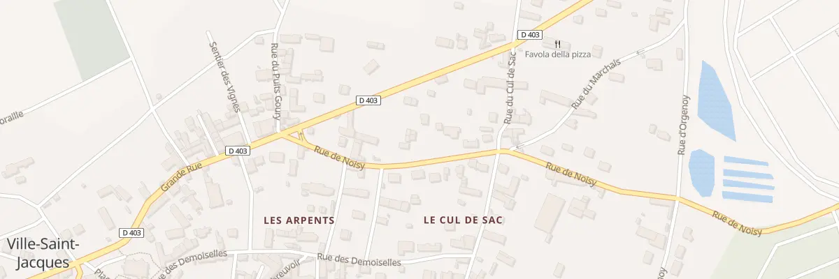 Plan du 7 Rue de Noisy à Ville-Saint-Jacques