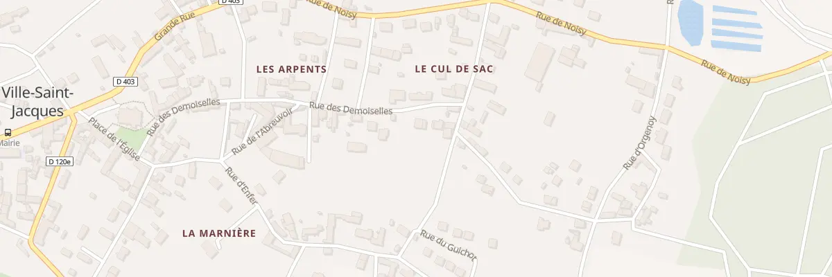 Plan du 26 Rue des Demoiselles à Ville-Saint-Jacques
