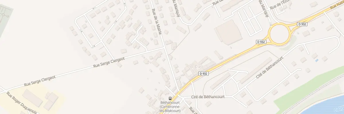 Plan du 895 Rue de la Mairie à Cambronne-lès-Ribécourt