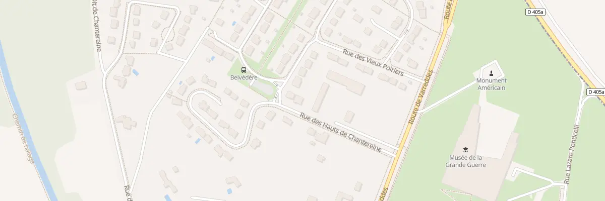 Plan du 2 Rue des Hauts de Chantereine à Meaux