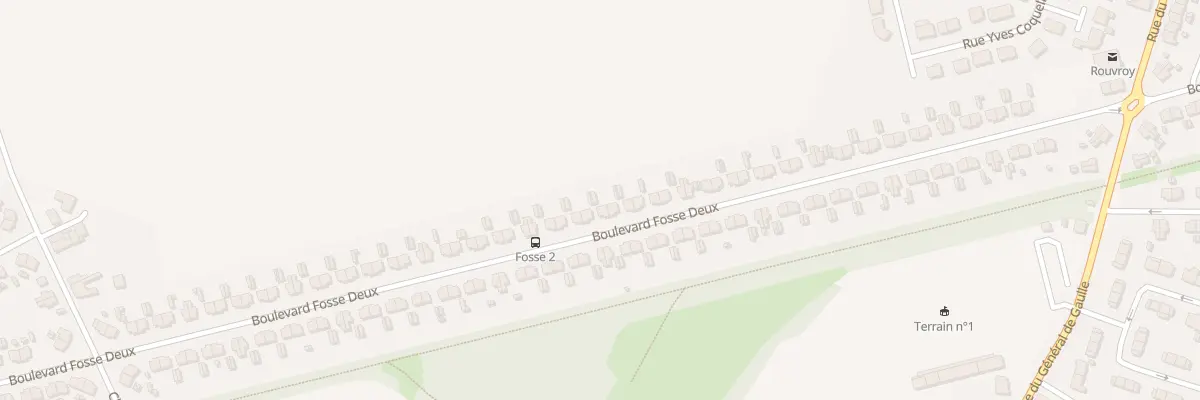 Plan du 301 Bd Fosse Deux à Rouvroy