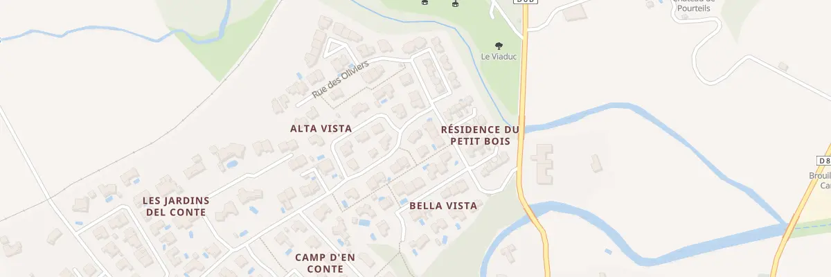 Plan du 1 Rue des Magnolias à Brouilla