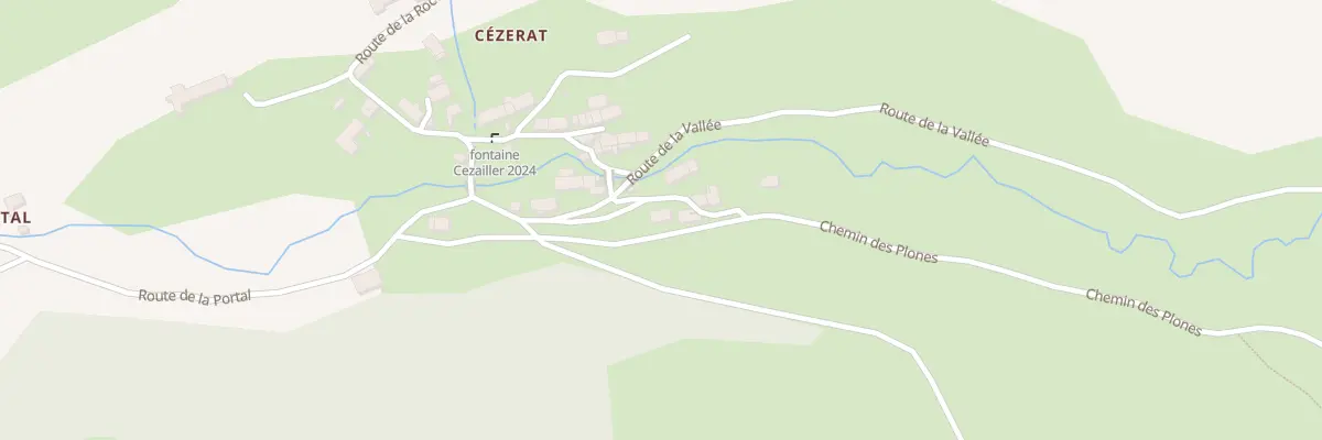 Plan du 5045 Cezerat à Vernols